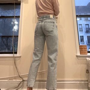 Zara high waisted straight leg jeans